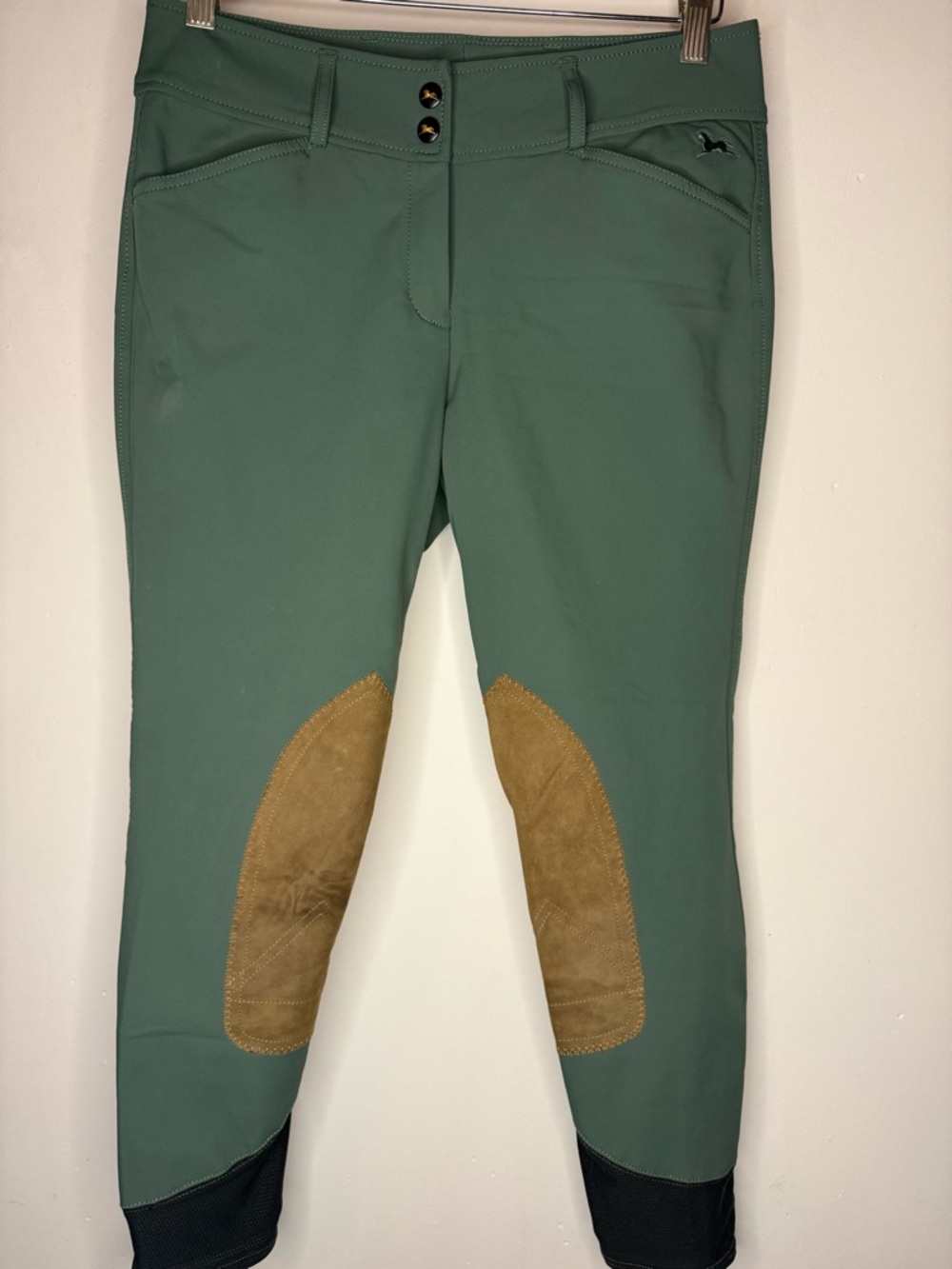 RJ Classics Gulf Equestrian Horseback Riding Breeches Green Size  28
